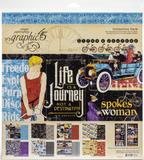 Graphic 45 Collection Pack Life's A Journey 12inX12in