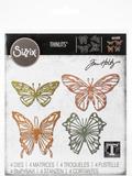 Sizzix Thinlits Dies By Tim Holtz Scribbly Butterfly