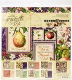 Graphic 45 Collection Pack Fruit & Flora 12inX12in