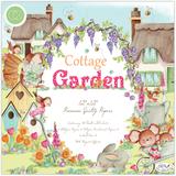 Craft Consortium Double-Sided Paper Pad Cottage Garden 12inX12in 40pk